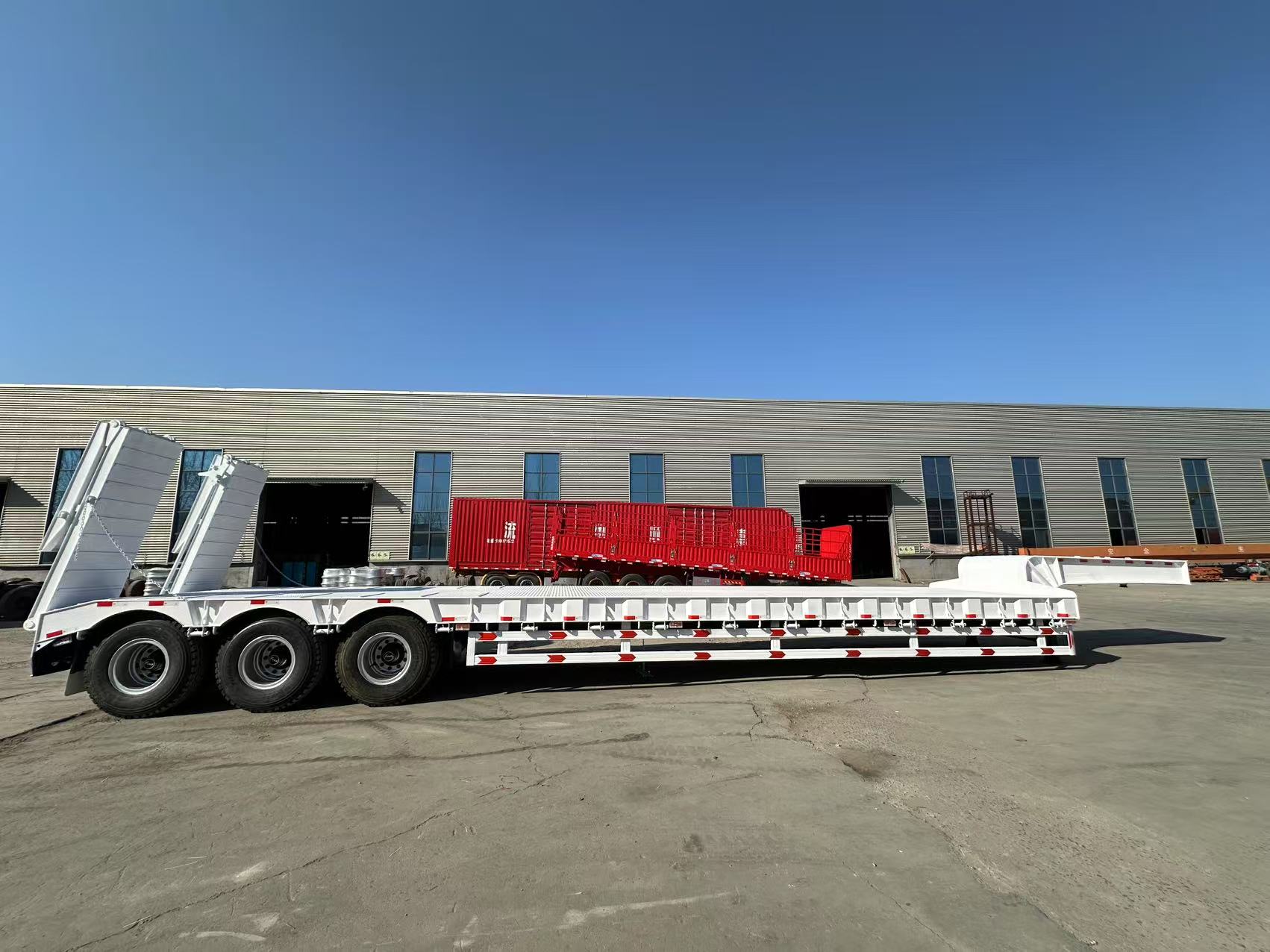 3 -х трейлери Derun 3 Axle Semi Trailers відправляється до Гани