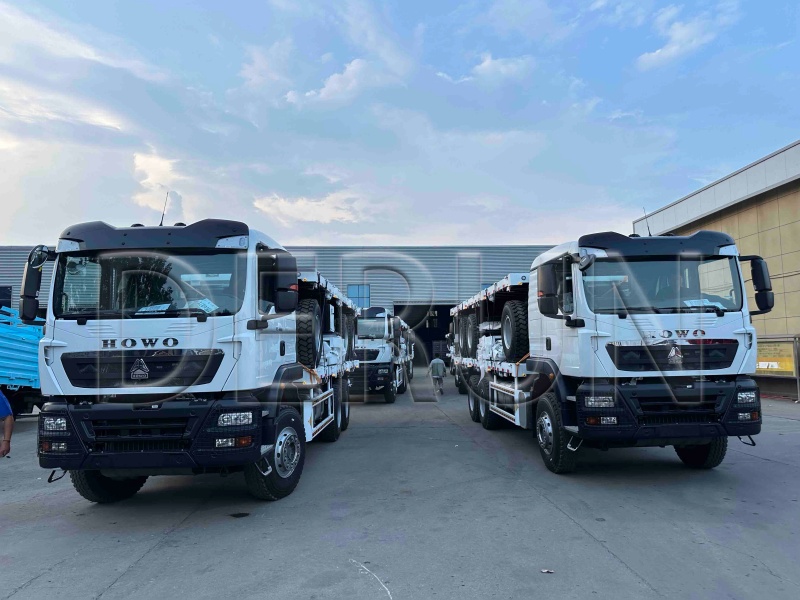 10 одиниць Howo TX Fence Truck з причепом на вантажний автомобіль успішно відправлений до Ефіопії